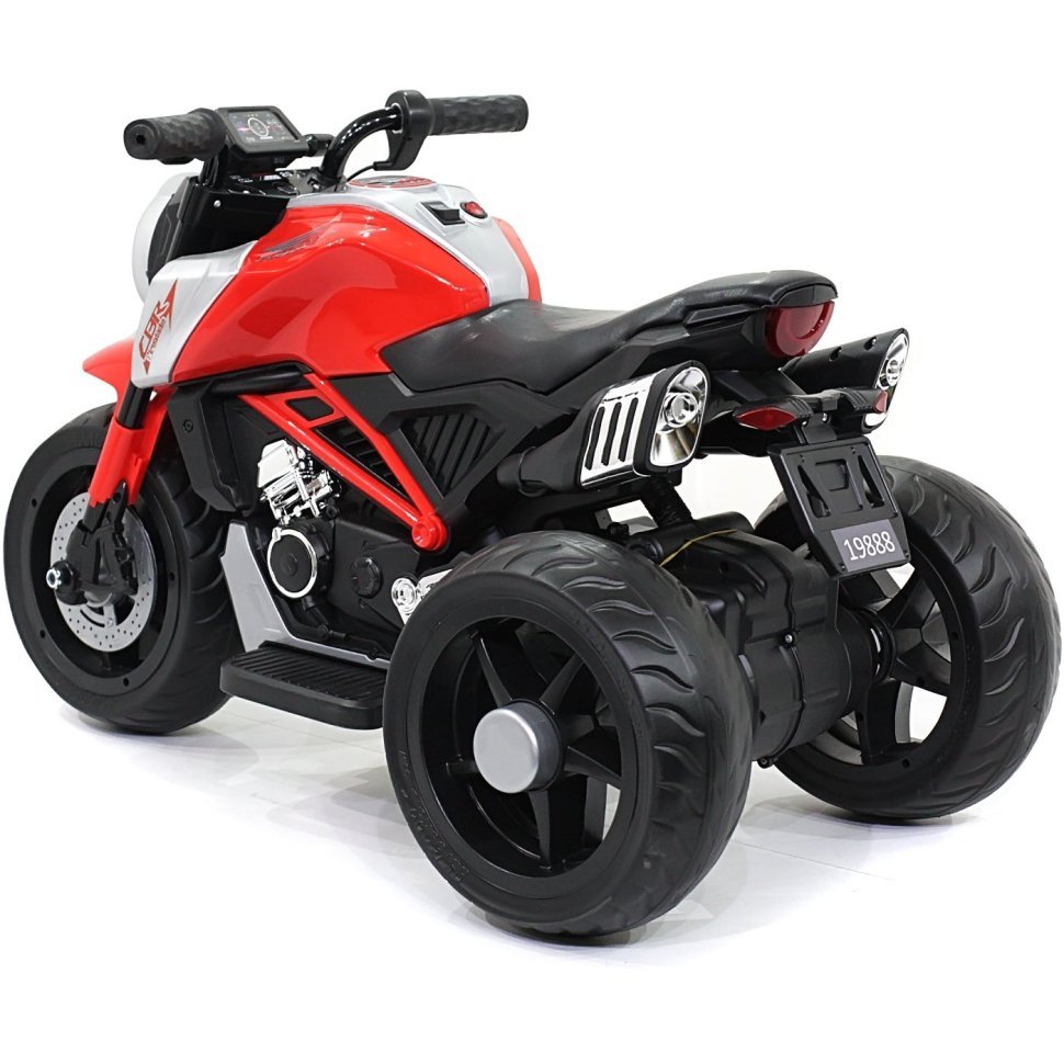 Детский электромотоцикл трицикл Moto yhi7375 красный Toyland