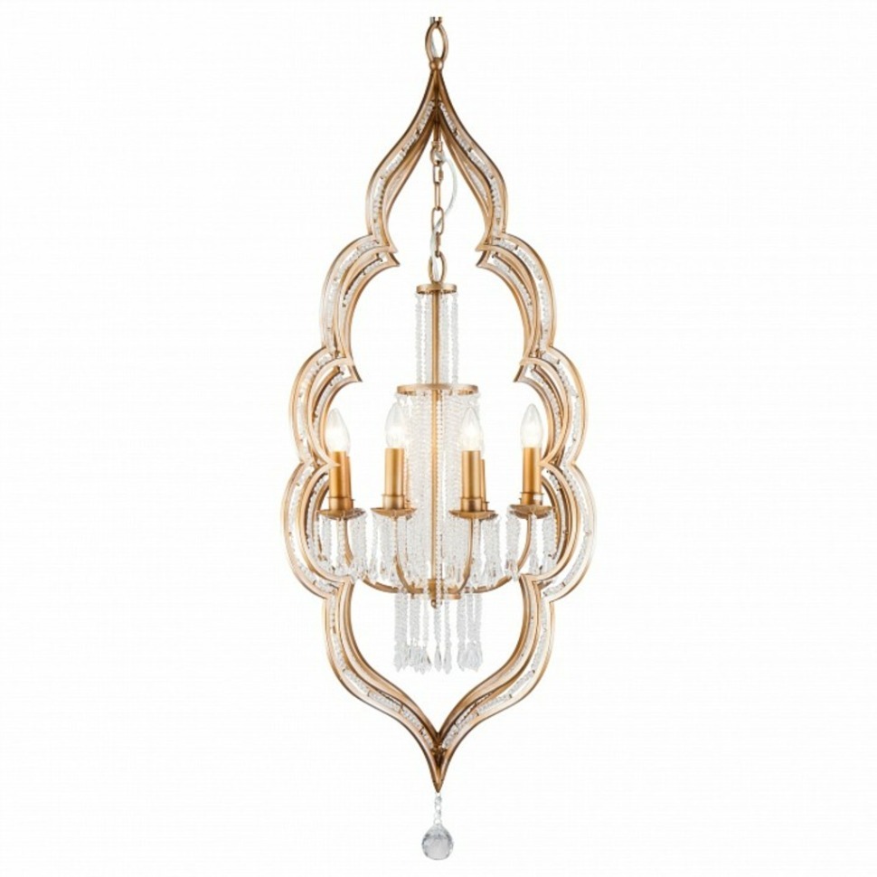 Фото Подвесная люстра Lucia Tucci Tenerezza tenerezza 5490.8 gold LT_tenerezza_5490.8_gold - интернет-магазин МегаТерем в Москве