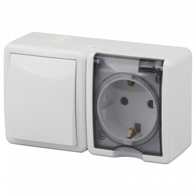 Блок с розеткой и выключате...