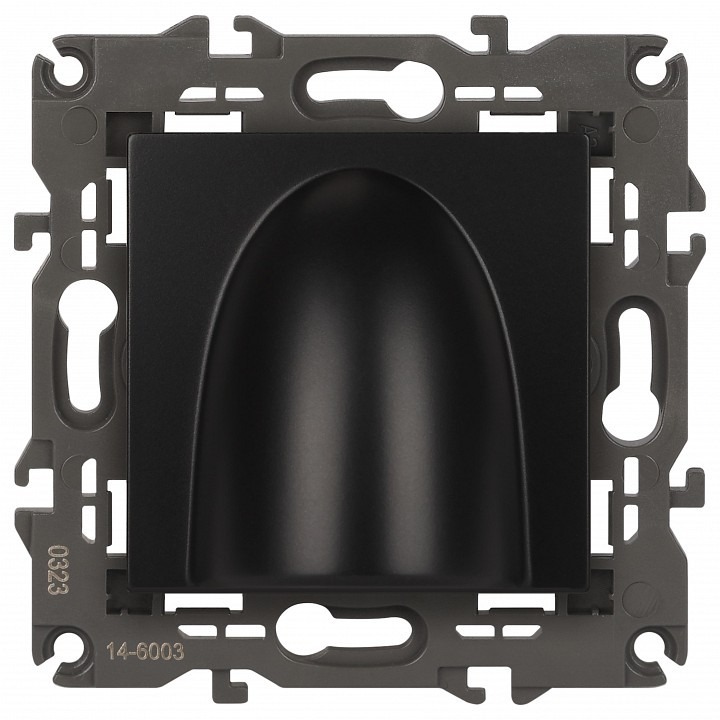 Фото Розетка для вывод кабеля без рамки Эра Эра Elegance 14-6003-05 ER_B0051069 - интернет-магазин МегаТерем в Москве