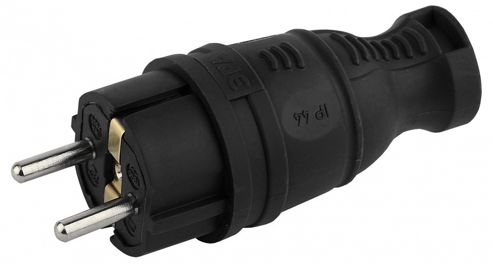 Фото Вилка прямая с заземлением Эра  V8-B-IP44 ER_B0044540 - интернет-магазин МегаТерем в Москве