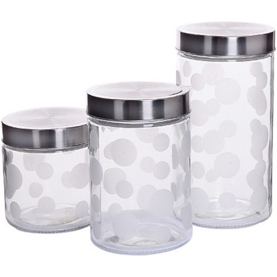 Набор банок для сыпучих продуктов 1700/1250/850мл MAYER BOCH (31064)