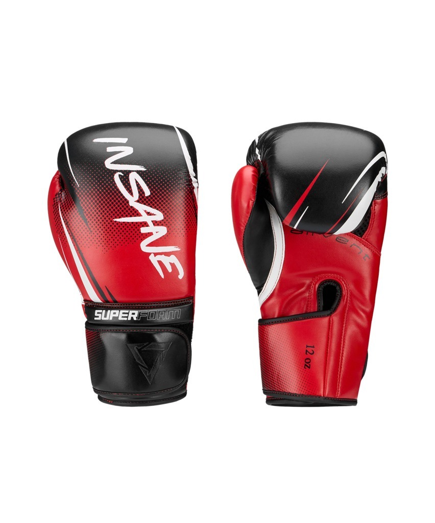 Фото Перчатки боксерские INSANE IMPACT, красный, 10 oz (2115644) - интернет-магазин МегаТерем в Москве