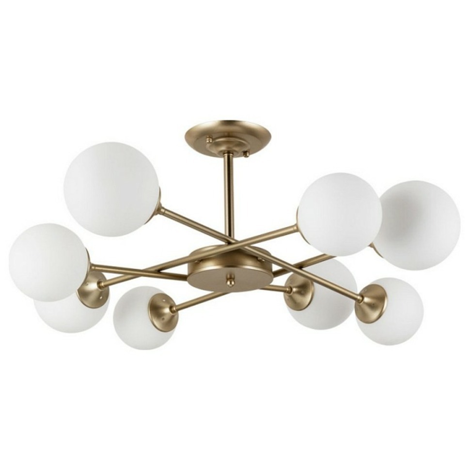 Фото Люстра на штанге Arte Lamp Marco A2703PL-8SG AR_A2703PL-8SG - интернет-магазин МегаТерем в Москве