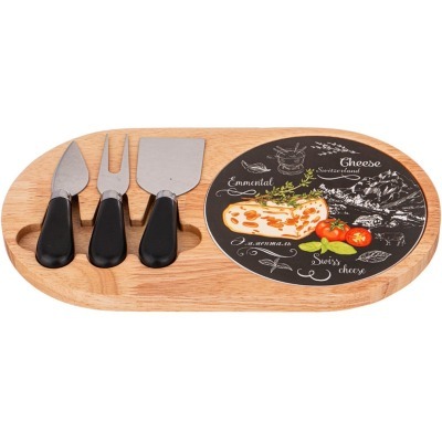 Набор для сыра lefard "секретные ингредиенты" 4 предмета черный 30*17*2,5 см (263-1185) 