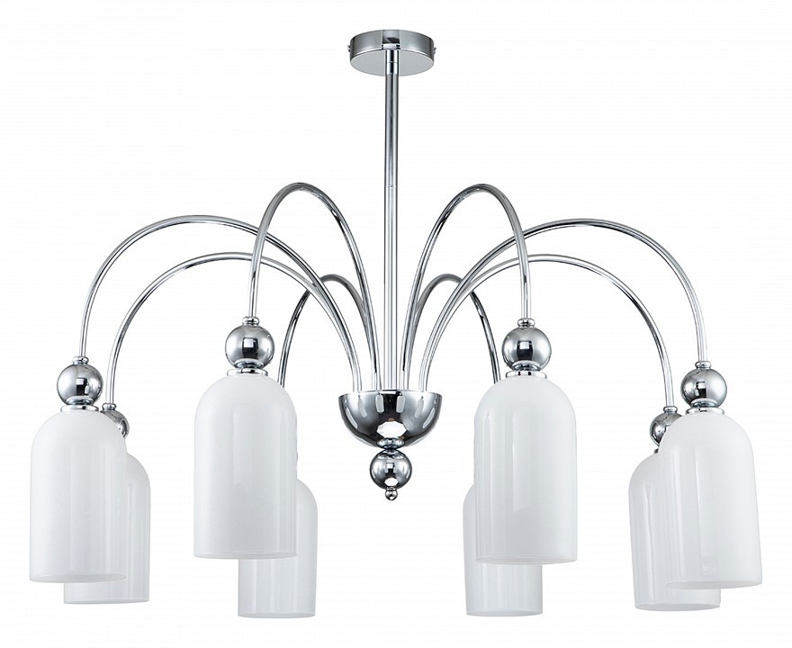 Фото Люстра на штанге Escada Ode 686/8PL Chrome ESC_686_8PL_Chrome - интернет-магазин МегаТерем в Москве