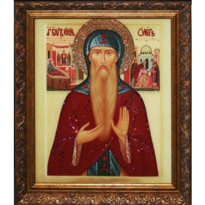 Картина Святой князь Олег с кристаллами Swarovski (1440)