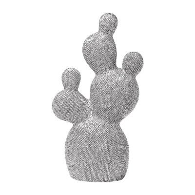 Статуэтка Кактус цвет сереб...