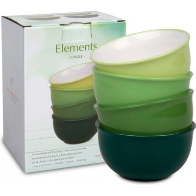 Waechtersbach Набор 4-х салатников "Джунгли" 41 5 972 1000