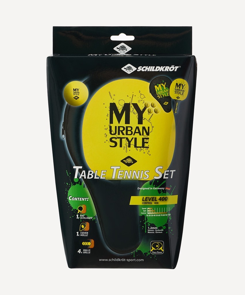 Фото Набор для настольного тенниса Donic My Urban Style, 1 ракетка, 4 мяча, чехол (2119787) - интернет-магазин МегаТерем в Москве
