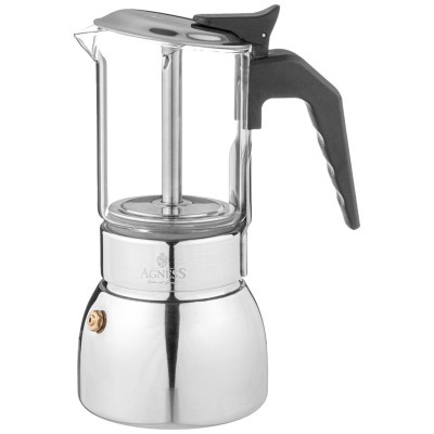 Кофеварка гейзерная verre, ...