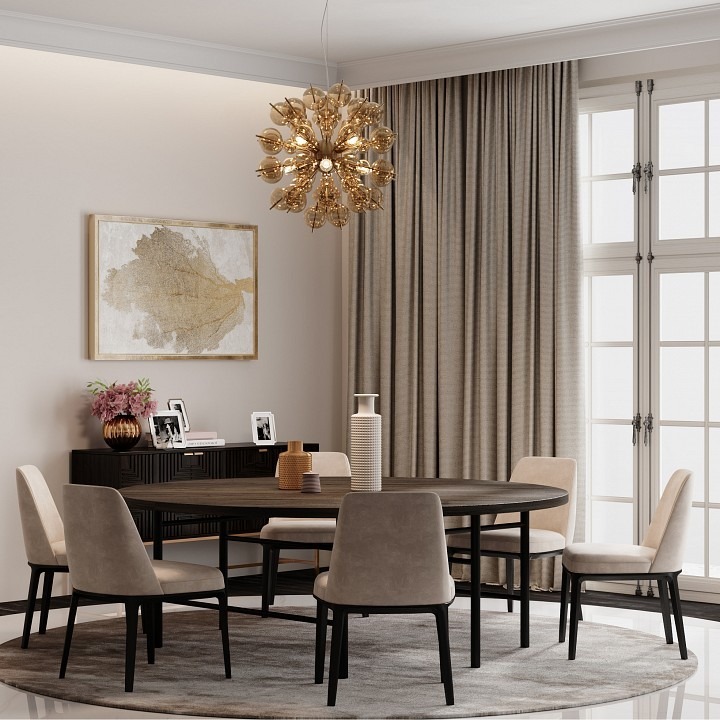 Фото Подвесная люстра Maytoni Bolla MOD133PL-08BS MY_MOD133PL-08BS - интернет-магазин МегаТерем в Москве