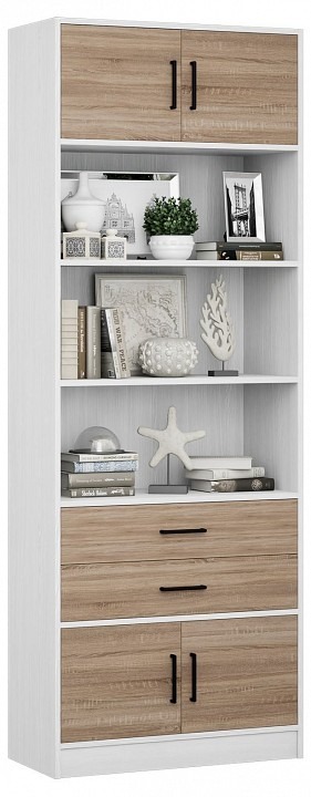 Фото Стеллаж комбинированный Либерти-51-128 MAS_Liberti-51-BT-DS-128 - интернет-магазин МегаТерем в Москве