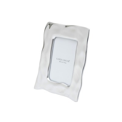 Фоторамка декоративная метал. цвет серебро 21,5*3*26см (TT-00011260)