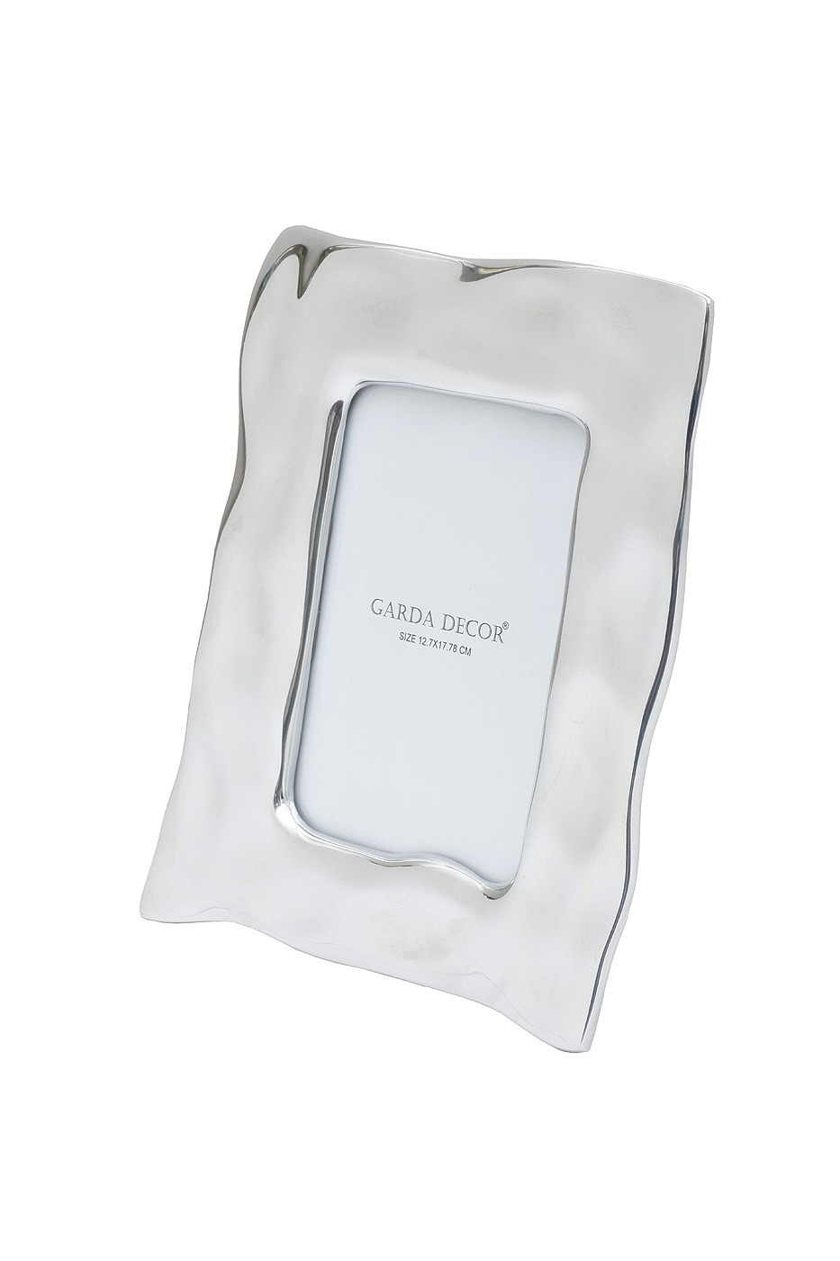Фото Фоторамка декоративная метал. цвет серебро 21,5*3*26см (TT-00011260) - интернет-магазин МегаТерем в Москве