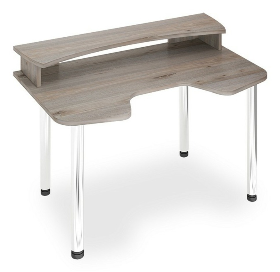 Фото Стол компьютерный Домино Лайт СКЛ-Игр140МО+НКИЛ140 MER_SKL-Igr140MO-NKIL140_N - интернет-магазин МегаТерем в Москве