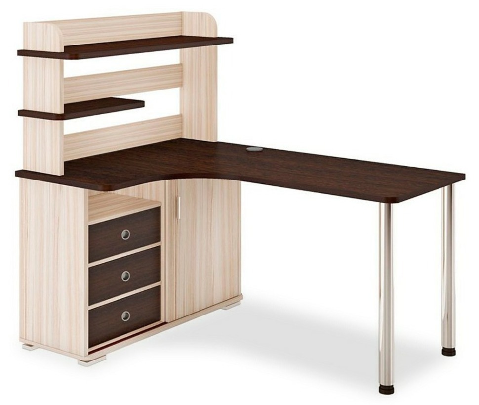 Фото Стол компьютерный Домино СР-165М MER_SR-165M_KVV-LEV - интернет-магазин МегаТерем в Москве