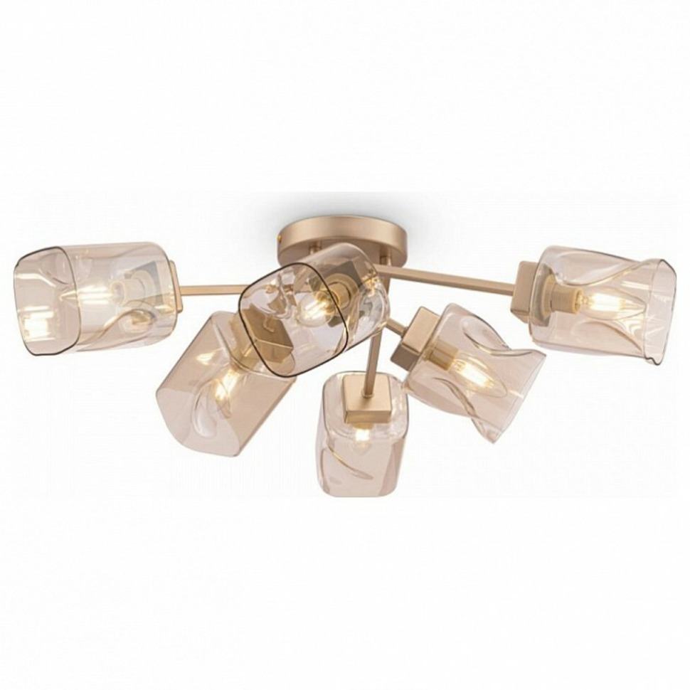 Фото Потолочная люстра Freya Isabella FR5095CL-06G MY_FR5095CL-06G - интернет-магазин МегаТерем в Москве