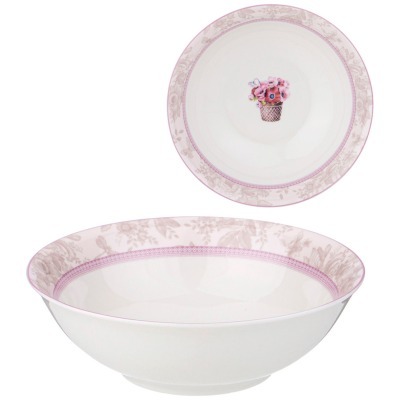 Тарелка суповая lefard тюльпаны 650 мл мал.уп.=4шт. (87-326) 