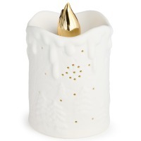 Статуэтка "свеча" с led-подсветкой 10х10х15,3 см Lefard (146-2251)