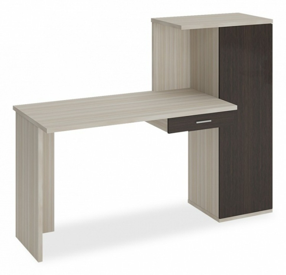 Фото Стол письменный Домино Lite СКЛ-ПРЯМ120+ШК MER_SKL-PRYAM120-SHK-KV - интернет-магазин МегаТерем в Москве
