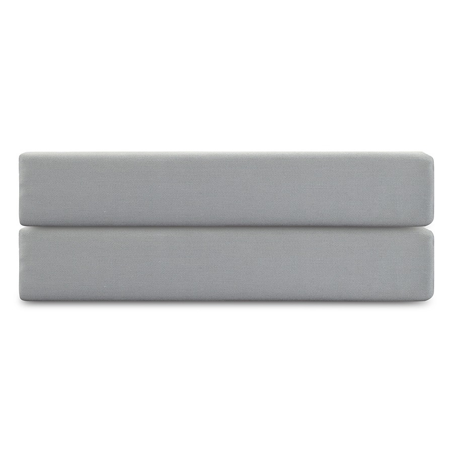 Фото Простыня на резинке из премиального сатина оливкового цвета из коллекции essential,  180х200х30 см (79846) - интернет-магазин МегаТерем в Москве