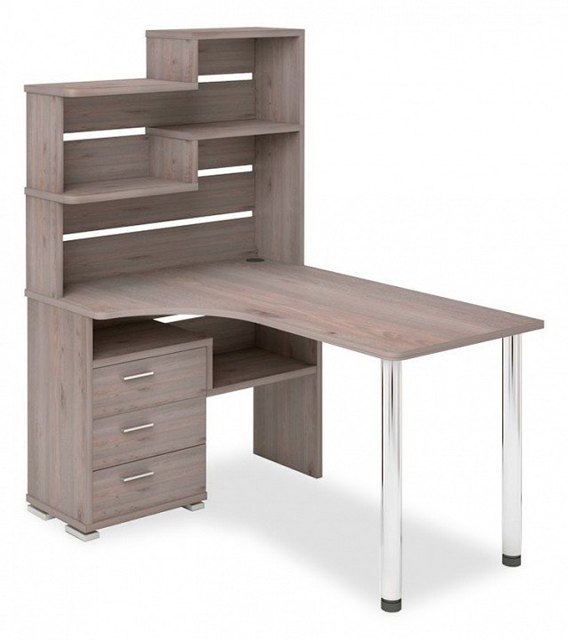 Фото Стол компьютерный Домино СР-132-150 Н-ЛЕВ MER_SR-132-150_N-LEV - интернет-магазин МегаТерем в Москве