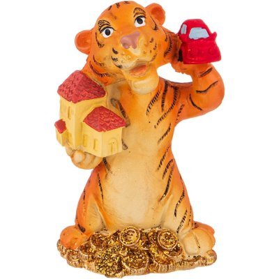Фигурка lefard "тигр" 6*4,5*9 см (537-433) 