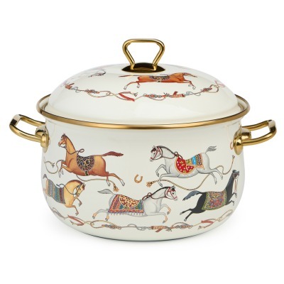 Кастрюля lefard эмалированн...