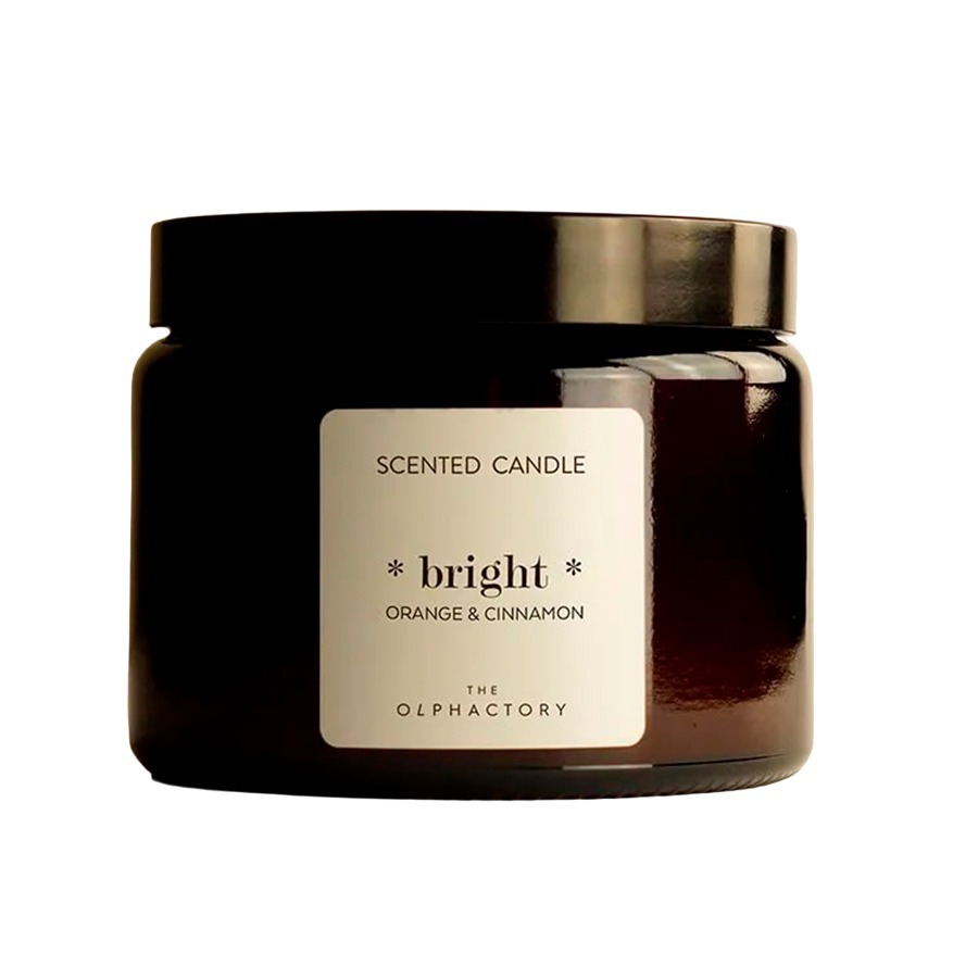 Фото Свеча ароматическая the olphactory, bright, orange&amp;cinnamon, 60 ч (78028) - интернет-магазин МегаТерем в Москве