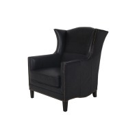 Кресло 976/#B76, Кожа, Black, ROOMERS FURNITURE