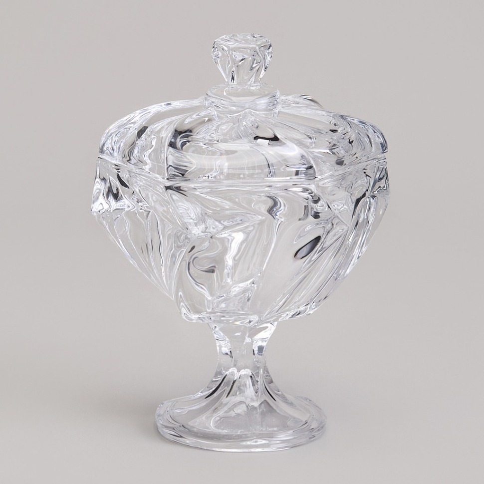 Фото Блюдо с крышкой на ножке bohema диаметр=11,5 см высота=16,5 см Lefard (195-232) - интернет-магазин МегаТерем в Москве