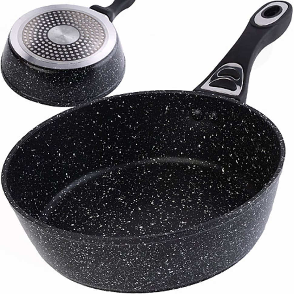 Фото Сотейник алюм.22см мрам/крошка1,99л Mayer&amp;Boch (30713) - интернет-магазин МегаТерем в Москве