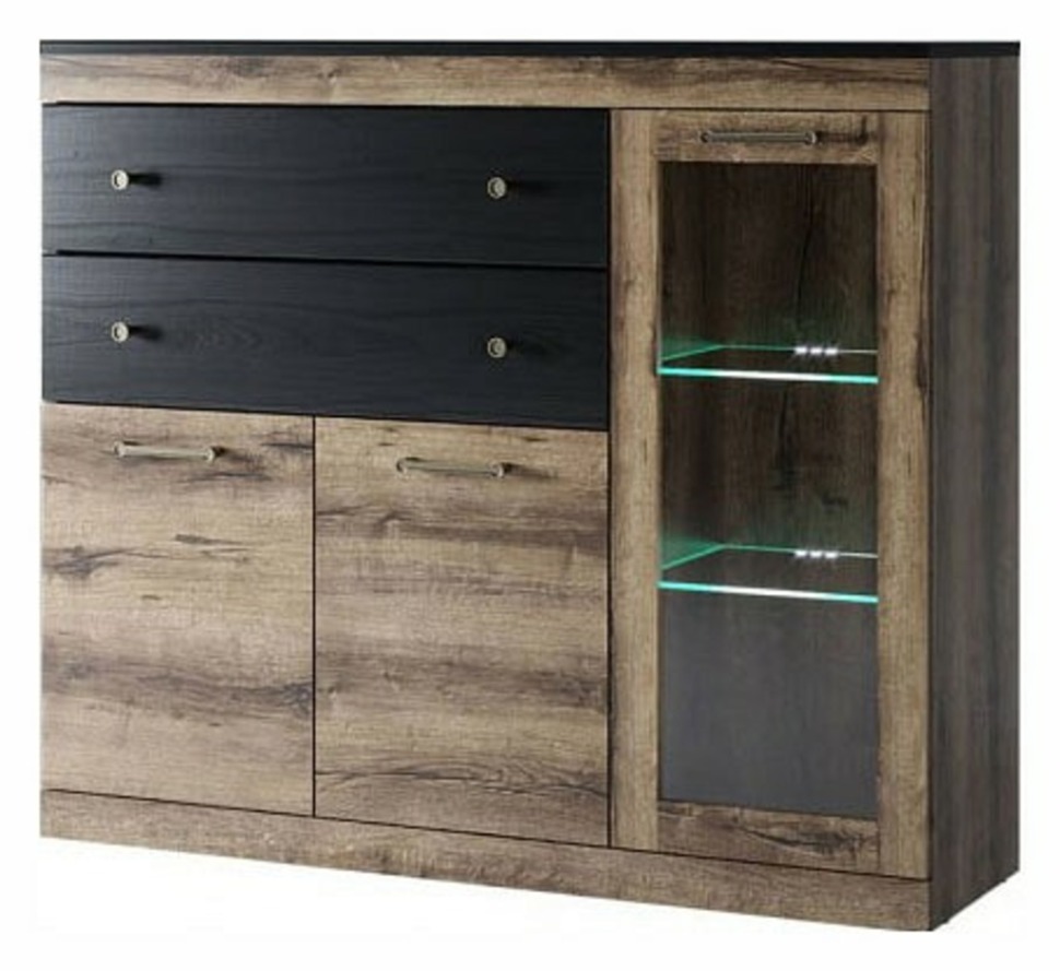 Фото Тумба-витрина Jagger 1V2D2S ANR_UT-00005972 - интернет-магазин МегаТерем в Москве