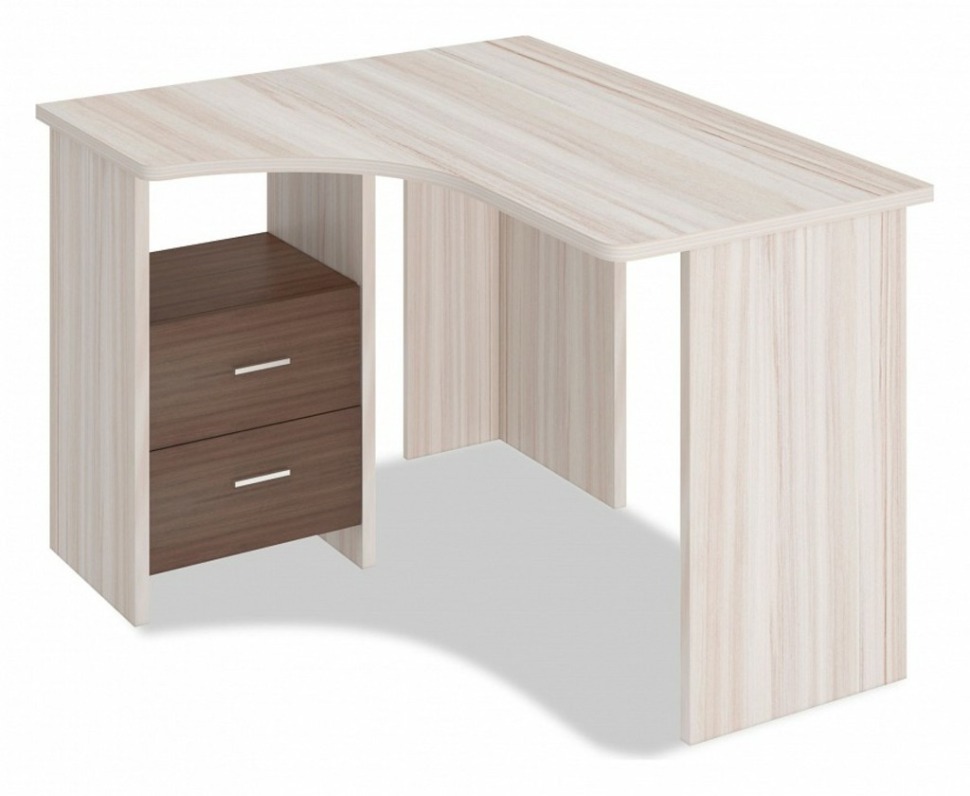 Фото Стол письменный Домино Лайт СКЛ-Угл 120 MER_SKL-Ugl120_KSH_LEV - интернет-магазин МегаТерем в Москве