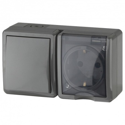 Блок с розеткой и выключате...