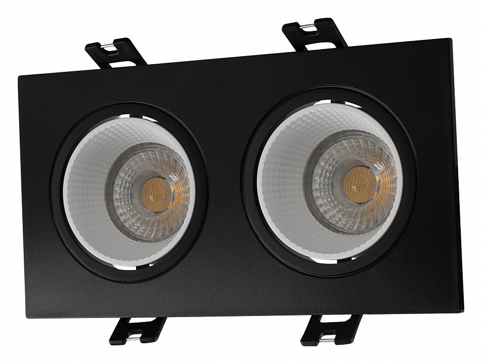 Фото Встраиваемый светильник Denkirs Rodvig DK3072-BK+WH DK_DK3072-BK_WH - интернет-магазин МегаТерем в Москве