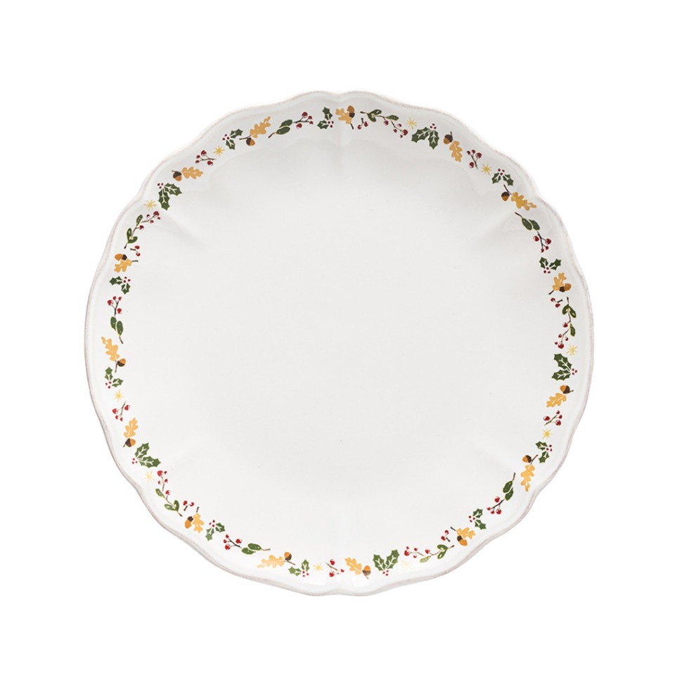 Фото Тарелка TP273-WHI(TP273-00821B), 27 см, керамика, white, CASAFINA BY COSTA NOVA - интернет-магазин МегаТерем в Москве