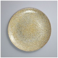 Тарелка обеденная "shine gold" 27 см мал уп.-4шт мин.партия Lefard (338-102)