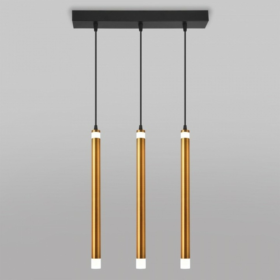 Фото Подвесной светильник Eurosvet Maestro 50133/3 LED бронза EV_a043910 - интернет-магазин МегаТерем в Москве