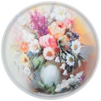 Поднос сервировочный agness "летний букет" 33*2,1 см (898-219) 