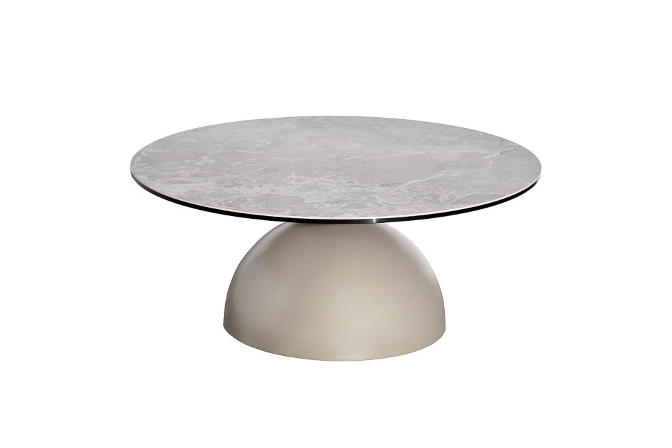 Фото Стол журнальный, керамика Augustus Gray d90*39см (TT-00015700) - интернет-магазин МегаТерем в Москве