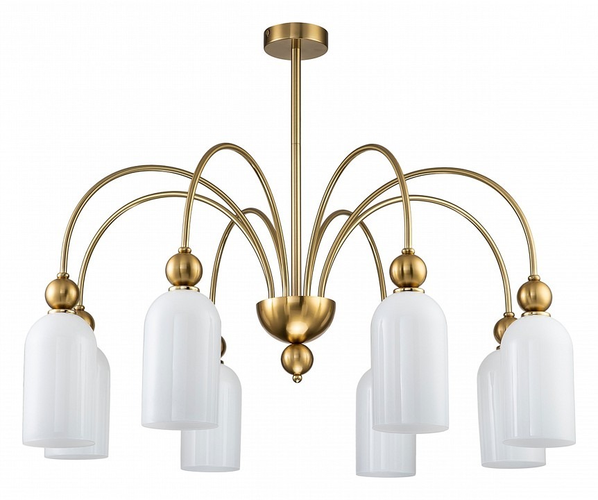 Фото Люстра на штанге Escada Ode 686/8PL Copper ESC_686_8PL_Copper - интернет-магазин МегаТерем в Москве