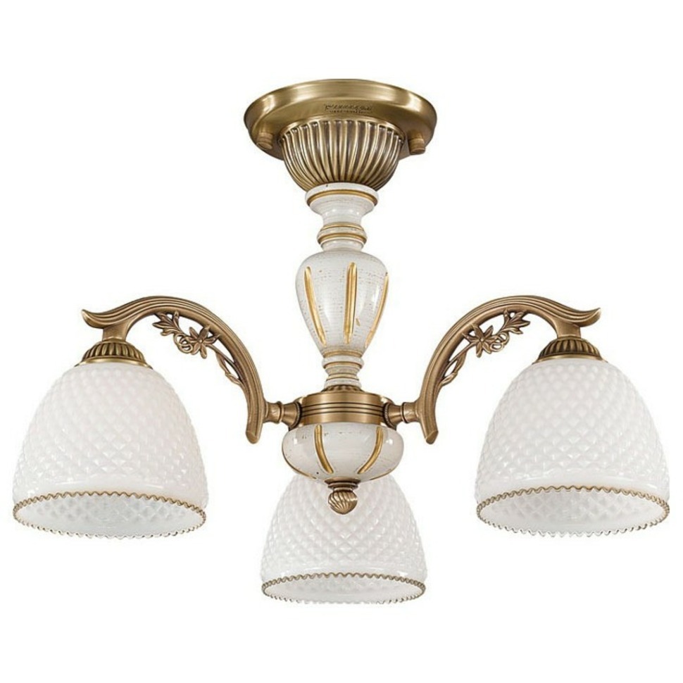 Фото Люстра на штанге Reccagni Angelo 8606 PL 8626/3 RA_PL_8626_3 - интернет-магазин МегаТерем в Москве