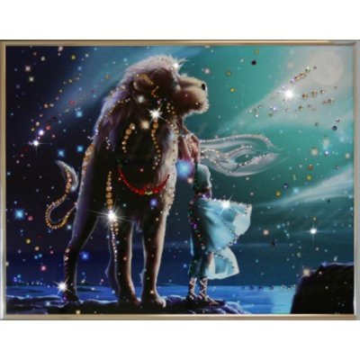 Картина Лев Кагая с кристал...