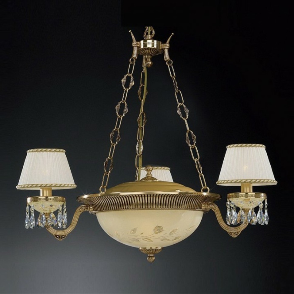 Фото Подвесная люстра Reccagni Angelo 6520 L 6520/3+3 RA_L_6520_3_3 - интернет-магазин МегаТерем в Москве