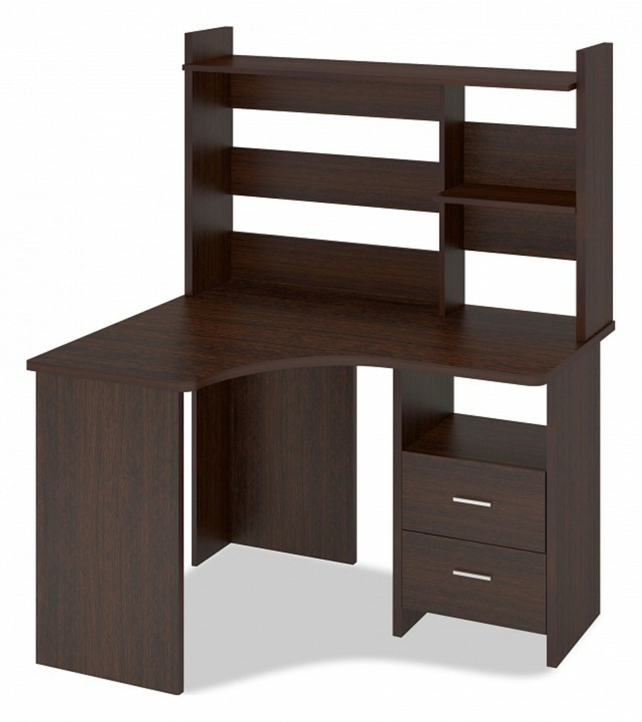 Фото Стол компьютерный Домино Лайт СКЛ-Угл120+НКЛ-120 MER_SKL-Ugl120_NKL-120_V_LEV - интернет-магазин МегаТерем в Москве