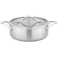 Кастрюля с крышкой 3ply etalon, D24 см, 4 л (77004)