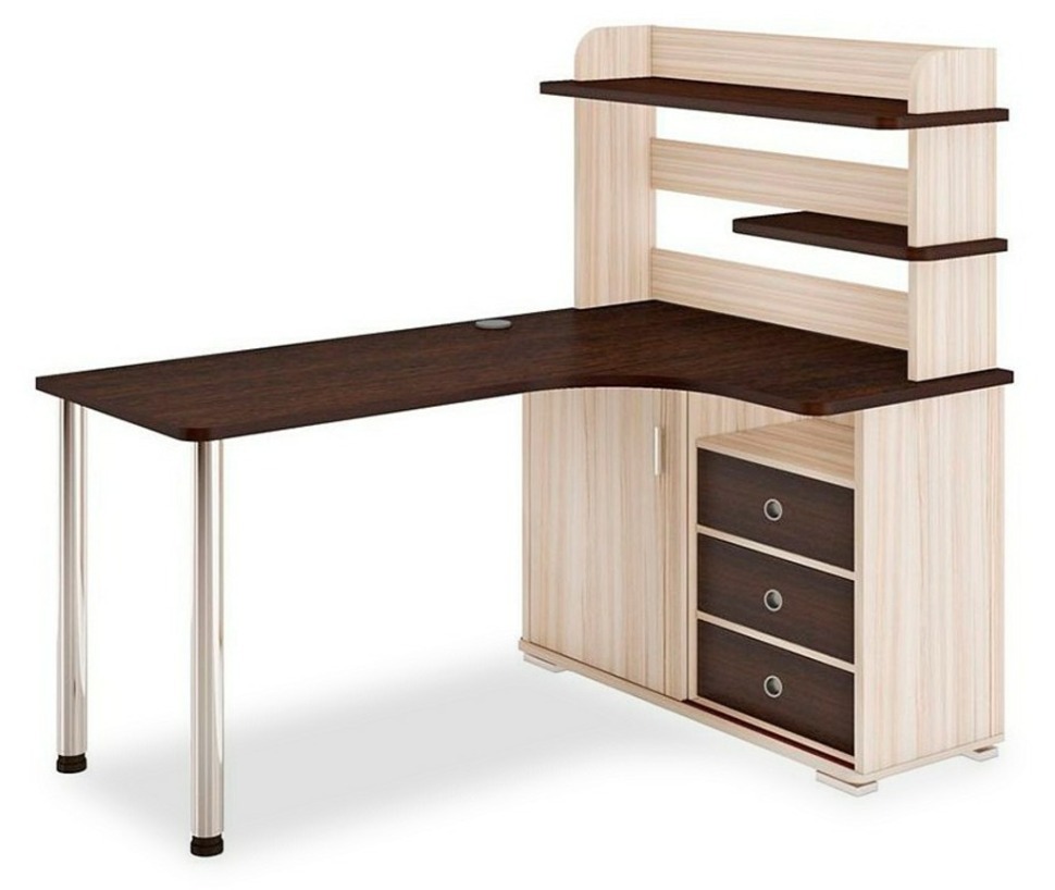 Фото Стол компьютерный Домино СР-165М MER_SR-165M_KVV-PRAV - интернет-магазин МегаТерем в Москве