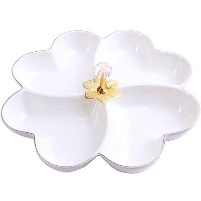 Менажница фарфоровая LORAINE 4 секции (60039)